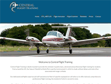 Tablet Screenshot of centralflighttraining.com